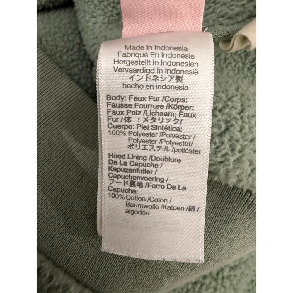 Madewell (Re)sourced Recycled Fleece Hooded Zip Jacket Frosted Willow Size L - Picture 10 of 13